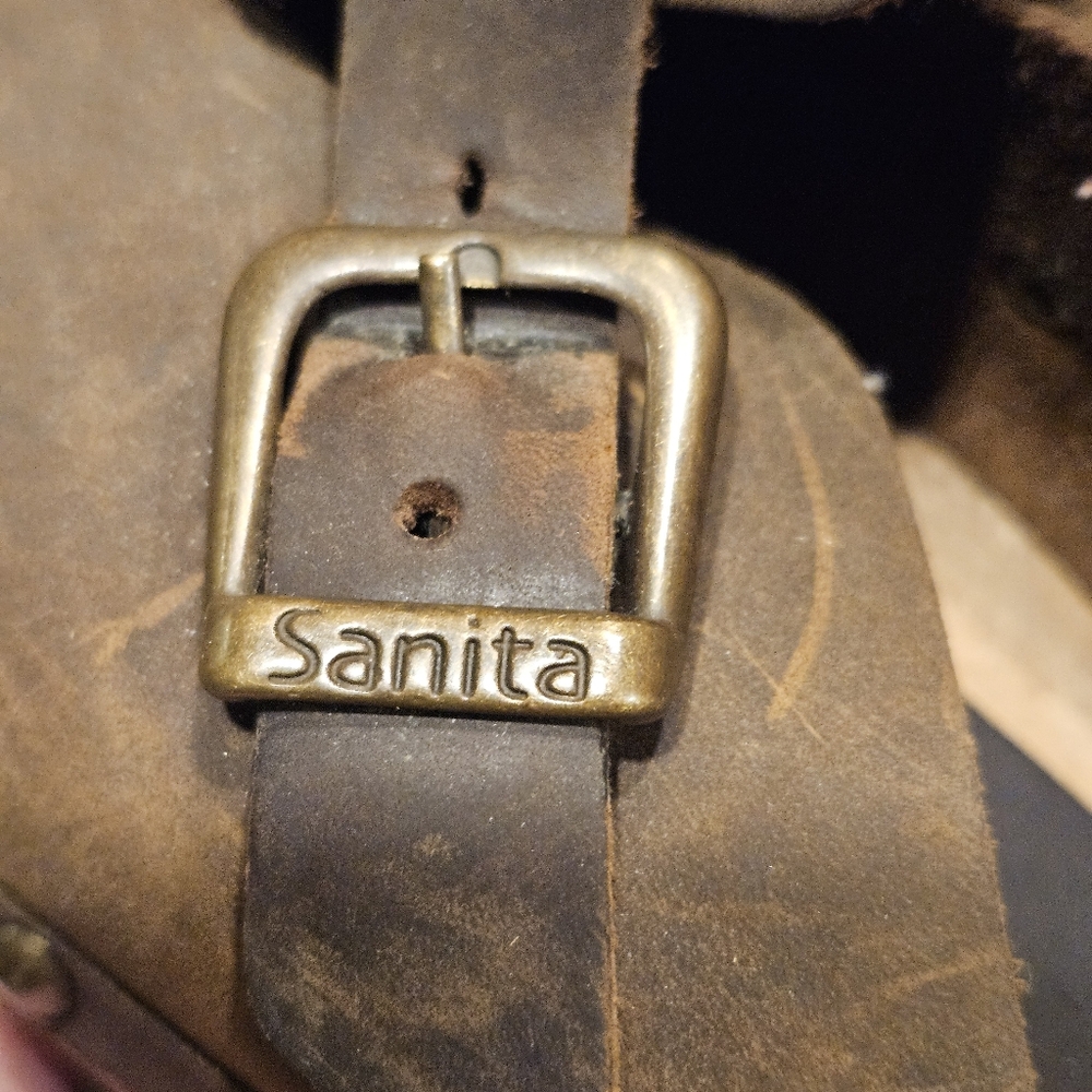 Sanita Kristel Womens Wood Clog Antique Brown, Size 40 W8.5/9 - Picture 10 of 10